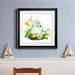 Gracie Oaks Bunny Wreath - Picture Frame Painting Paper | 17.5 H x 17.5 W x 1.5 D in | Wayfair C385BE76EEF94C4B89EF0D7B422F8D0D