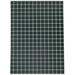 White 24 x 0.08 in Area Rug - Gracie Oaks Avonlee Geometric Dark Green/Blue Indoor/Outdoor Area Rug Polyester | 24 W x 0.08 D in | Wayfair