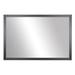 Lark Manor™ Annelinde Wood Framed Mirror w/ Safety Backing Ideal for Bathroom/Vanity Mirror in White/Black | 36 H x 36 W x 1 D in | Wayfair