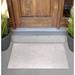 Bayou Breeze Latrobe Non-Slip Outdoor Door Mat Synthetics in White | Rectangle 2' x 3' | Wayfair 394E1CB9A3A746DAA29DBC4B82087F99