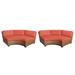 Laguna Curved Armless Sofa 2 Per Box