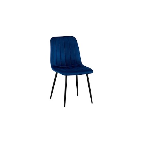 CLP Stuhl Dijon Samt blau