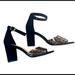 Jessica Simpson Shoes | Jessica Simpson Heels Choes Animal Print Size 8 | Color: Black | Size: 8