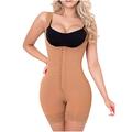 Sonryse 211BF Post Partum Girdle Shapewear Butt Lifter Tummy Control Slimming Bodysuit for Women Fajas Colombianas Reductoras Brown