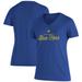 Women's adidas Royal Delaware Fightin' Blue Hens Blend V-Neck T-Shirt