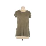 INC International Concepts Short Sleeve T-Shirt: Green Tops - Women's Size Small