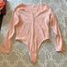 Pink Victoria's Secret Tops | 2 For $20! Pink Bodysuit - Xl | Color: Pink | Size: Xl