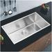 32"X19" Single Bowl 16g SS Undermount Kitchen Sink