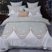 Shatex 3 piece Microfiber Bedding Comforter Set