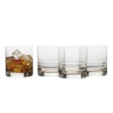 Mikasa Cal Ombre Double Old Fashioned Whiskey Glasses Set of 4 - 15.5 oz