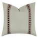 Eastern Accents Steeplechaser Diamond Tape Euro Sham Pillow Cover & Insert Polyester/Polyfill/Cotton Blend | 27 H x 27 W x 8 D in | Wayfair