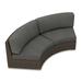 Wade Logan® Buckholtz Loveseat w/ Sunbrella Cushions All - Weather Wicker/Metal in Brown | 30 H x 84.25 W x 34.75 D in | Outdoor Furniture | Wayfair
