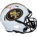 Trey Lance San Francisco 49ers Autographed Riddell Lunar Eclipse Alternate Speed Replica Helmet