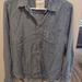American Eagle Outfitters Tops | Ae Women's Long Sleeve Denim Button Down Shirt | Color: Blue | Size: S