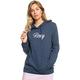 ROXY Right On Time Womens Pullover Hoody Medium Mood Indigo