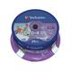 Verbatim 43667 8.5GB 8x Double Layer DVD+R Inkjet Printable - 25 Pack Spindle