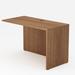 Wade Logan® Arsenio 29.52" H x 47.24" W x 23.62" D Reversible Desk Return Manufactured Wood in Brown | 29.52 H x 47.24 W x 23.62 D in | Wayfair