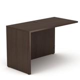 Wade Logan® Arsenio 29.52" H x 47.24" W x 23.62" D Reversible Desk Return Manufactured Wood in Brown | 29.52 H x 47.24 W x 23.62 D in | Wayfair