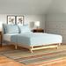 Union Rustic Aideliz Solid Wood Platform Bed Metal in Gray | 10 H x 37 W x 78 D in | Wayfair 9191FCBCEEBF4ACEA4F2AB8C77D5BC91