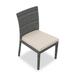 Wade Logan® Suffern Patio Dining Chair w/ Cushion Wicker/Rattan in Gray | 34.75 H x 19 W x 23.5 D in | Wayfair B50128723CF247DF91F9A11B14373864