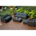 Wade Logan® Buckholtz 5 Piece Teak Sofa Seating Group w/ Sunbrella Cushions, Wicker in Brown | 30 H x 92.25 W x 34.75 D in | Outdoor Furniture | Wayfair