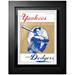 New York Yankees vs. Brooklyn Dodgers 1953 World Series Vintage 12'' x 16'' Framed Program Cover