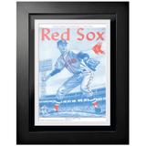 Boston Red Sox 1960 Score Card Vintage 12'' x 16'' Framed Program Cover