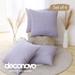 Deconovo Faux Linen Throw Pillow Covers 4 PCS(Cover Only)