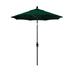 California Umbrella 7.5' Rd. Aluminum/Fiberglass Rib Patio Umb, Deluxe Crank Lift/Collar Tilt, Bronze Finish, Sunbrella Fabric