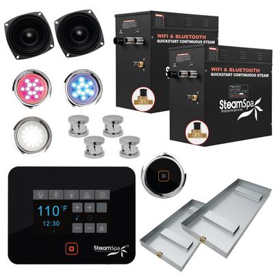 Wifi and Bluetooth 21kW QuickStart Steam Bath Generator Package
