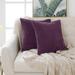 Deconovo Corduroy Throw Pillow Covers 2 PCS(Cover Only)