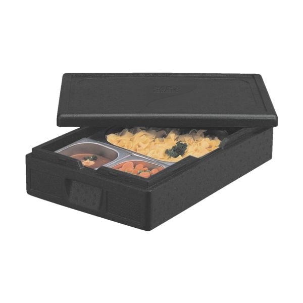Papstar Isolier-Transportbehälter schwarz 21 l - 60 x 40 x 18 cm schwarz Image