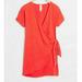 Anthropologie Dresses | Anthropologie Red Wrap Dress Size Small | Color: Red | Size: S