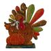 13" LED Lighted Turkey with Pumpkin Fall Harvest Decoration