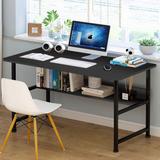 Office Desks Computer Desk Rustic Wood Tone Table Plain Simple Lap Desk