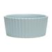 Cloud Ripple Ceramic Matte Dog Bowl, 4 Cup, Medium, Blue