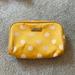 Jessica Simpson Bags | Jessica Simpson Yellow Polka Dot Travel Case | Color: Pink/Yellow | Size: Os