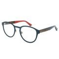 Gucci Accessories | Gucci Round Frame 54mm Eyeglasses | Color: Blue/Red | Size: 54mm-22mm-140mm