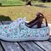 Kate Spade Shoes | Keds Kate Spade Floral Women's Sneakers 7 | Color: Green/White | Size: 7