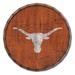 Texas Longhorns 24" Cracked Color Barrel Top Sign