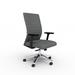 Compel Maxim Ergonomic Task Chair Upholstered in Gray | 43.25 H x 32 W x 21 D in | Wayfair MXLT-CHRM-TSK-ANC