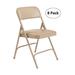 National Public Seating Vinyl Padded Stackable Folding Chair Set of 8 Vinyl in Brown | 29.5 H x 18.75 W x 20.25 D in | Wayfair 1201/8