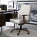 La-Z-Boy Bennett Modern Ergonomic Executive Office Chair w/ a High-Back & Lumbar Support Upholstered in Gray | 42.75 H x 26.25 W x 26 D in | Wayfair