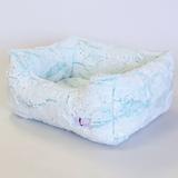 Hello Doggie Whisper Dog Bolster Polyester/Synthetic Material in Indigo | 14 H x 10 W x 7 D in | Wayfair 80132