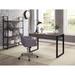 Lorell Desk Wood/Metal in Black/Brown/Gray | 30 H x 47 W x 23.5 D in | Wayfair LLR97618