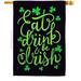 Breeze Decor 2-Sided Polyester 40 x 28 in. House Flag in Black/Green | 40 H x 28 W in | Wayfair BD-SA-H-102060-IP-BO-D-US20-BD