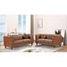 Alcott Hill® Fogg 2 Pieces Livingroom Set Faux Leather | 31.89 H x 75.98 W x 31.5 D in | Wayfair Living Room Sets CDA59107667D4507BD5FD381DD2EB424