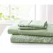 Charlton Home® Kumail Floral Microfiber Sheet Set Polyester in Green | Twin | Wayfair A0481B7676DB43ECA49D319758087C1F