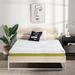 King Medium 8" Hybrid Mattress - Mellow Lagom Mattress, Bamboo | 79 H x 76 W 8 D in Wayfair HSPBC-8K