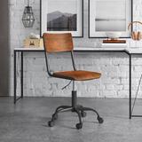 Red Barrel Studio® Task Chair, Steel in Brown/Gray | 35.5 H x 22 W x 22 D in | Wayfair 2A5E329E7A794DAAB8B3C68AC1A00199